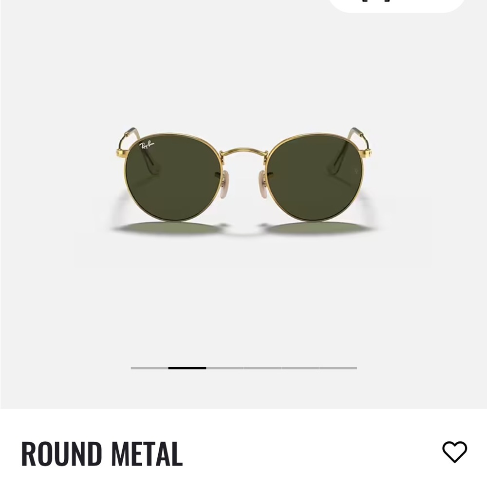 Ray Ban Round Metal Sunglasses